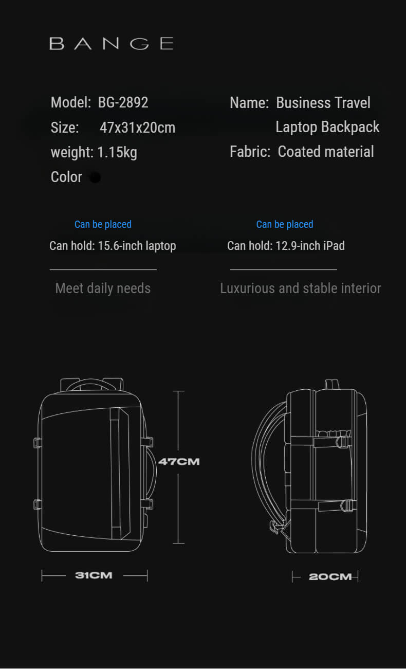 Laptop backpack