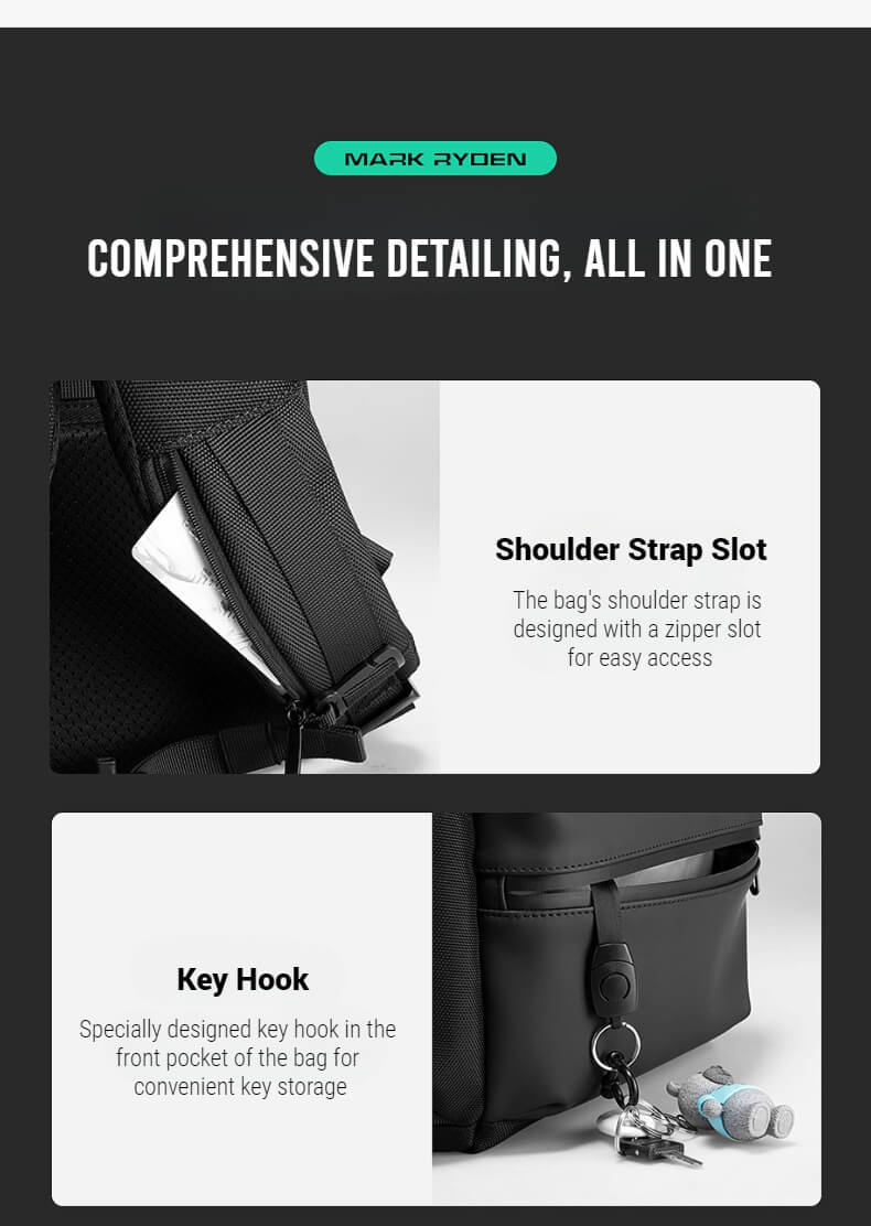 Multi-compartment laptop backpack