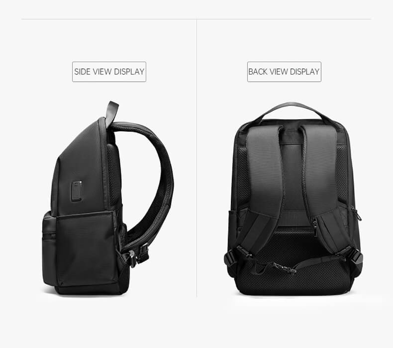 Multi-compartment laptop backpack