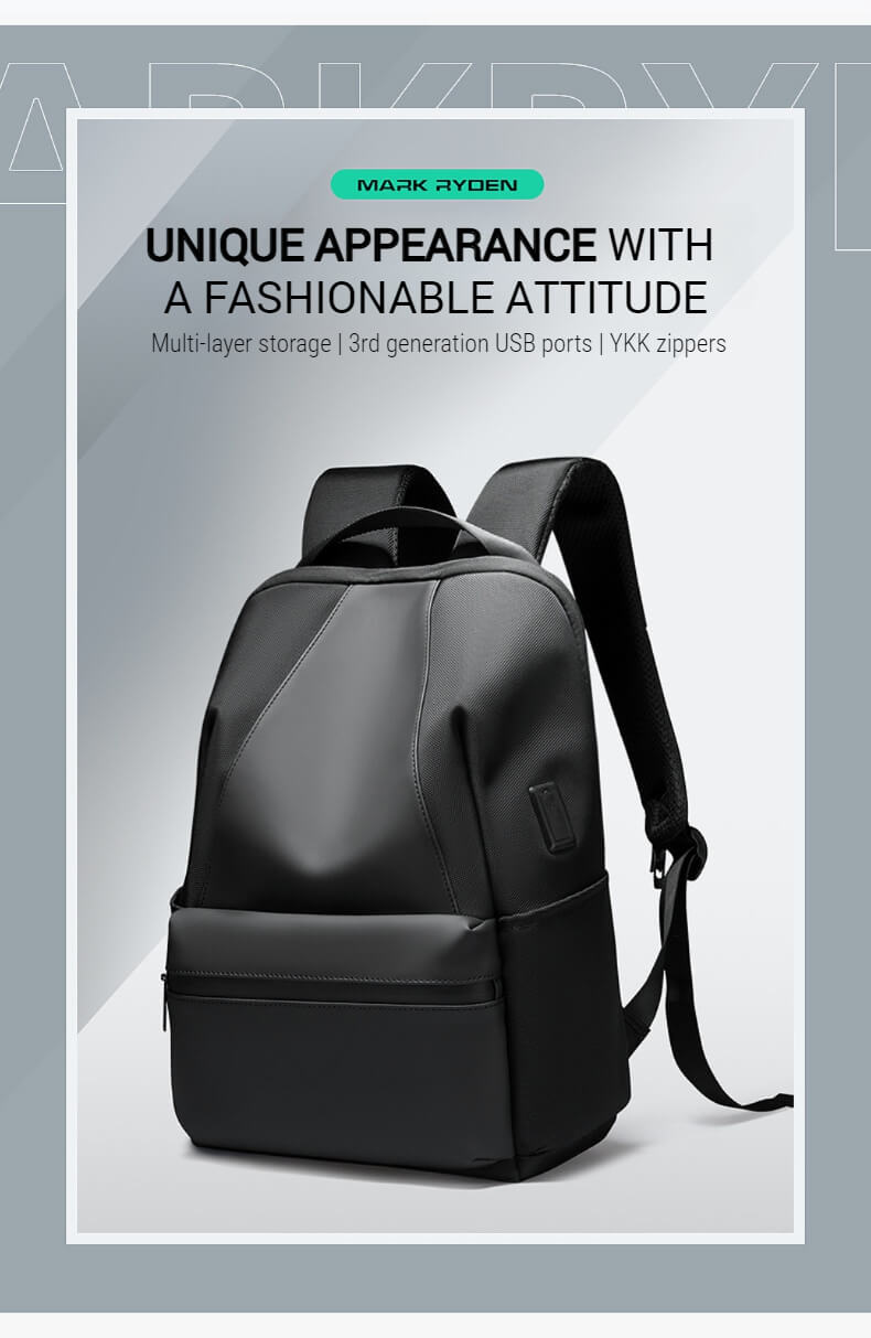Multi-compartment laptop backpack