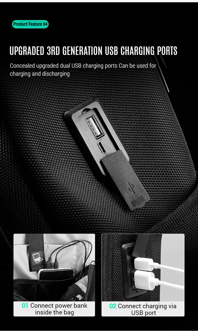 Multi-compartment laptop backpack