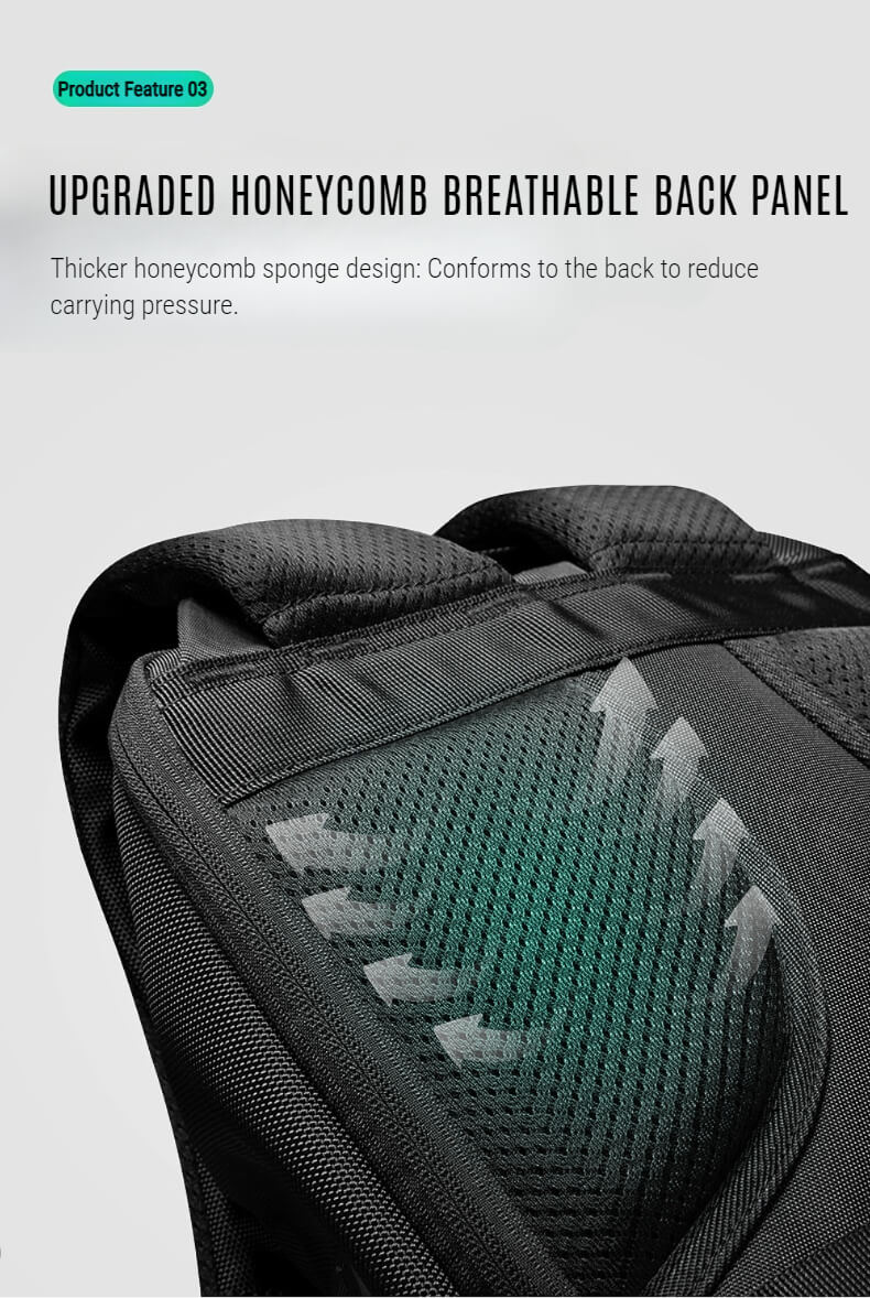 Multi-compartment laptop backpack