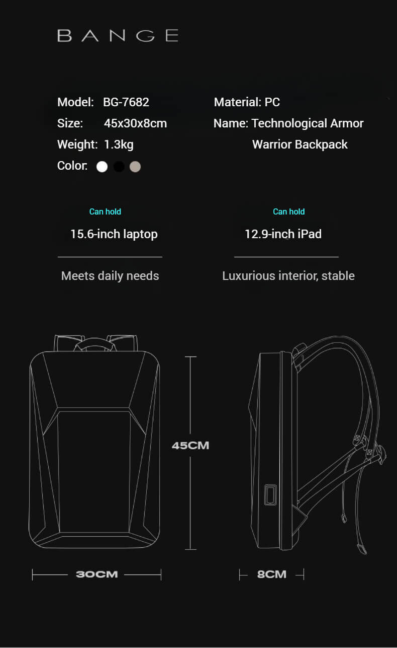 Tech Armor Warrior Backpack