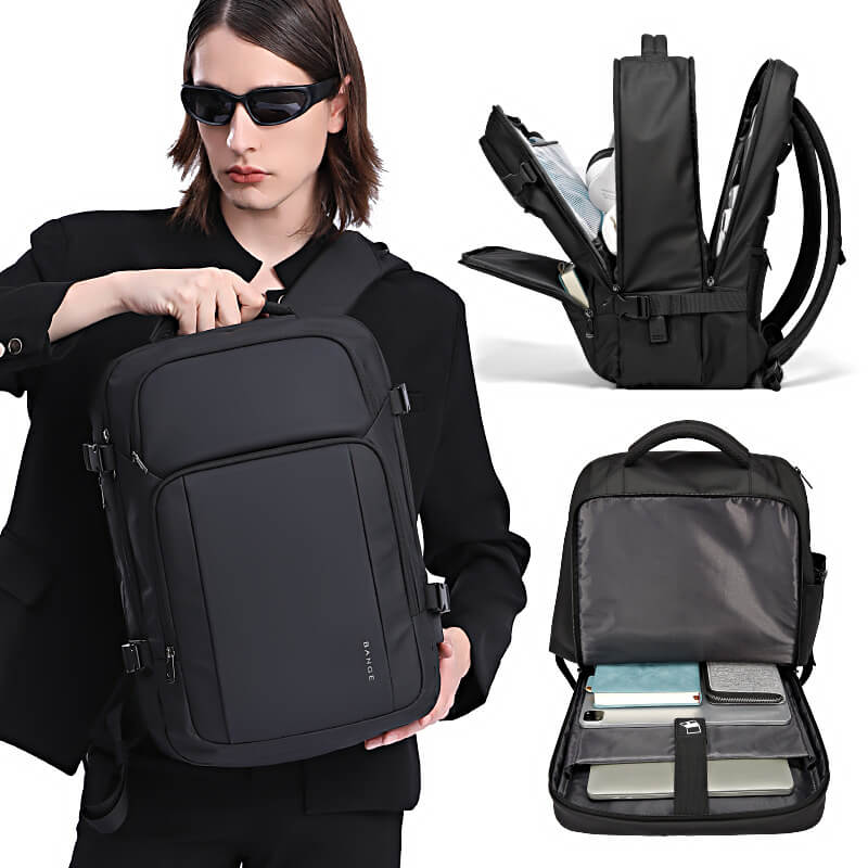 Travel laptop backpack