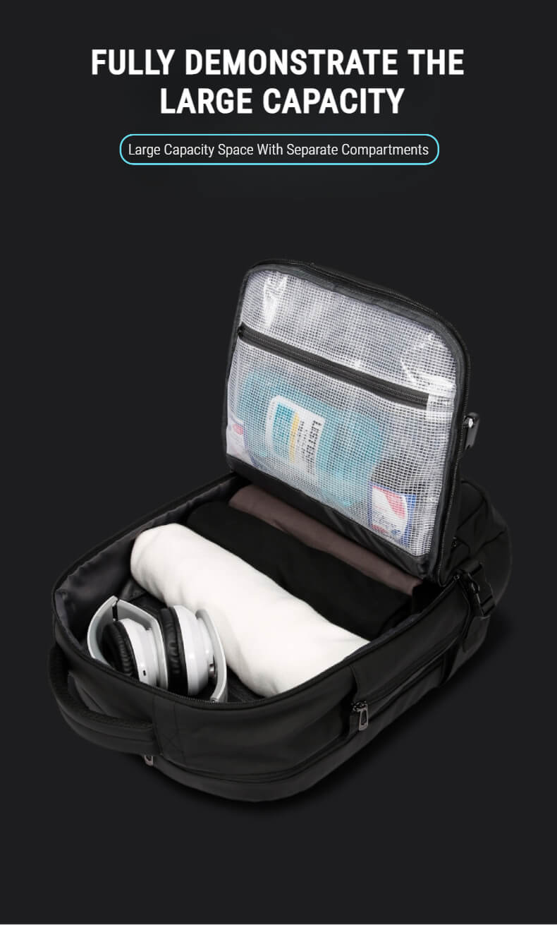 Travel laptop backpack