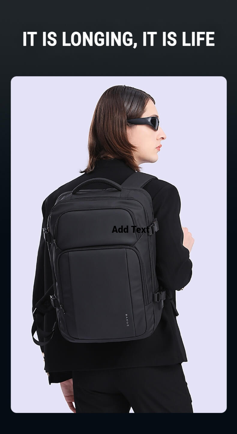 Travel laptop backpack