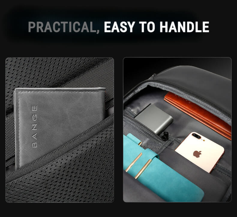 Travel laptop backpack