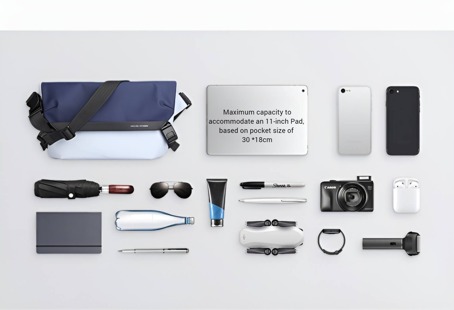 Ultralight Travel Sling Bag