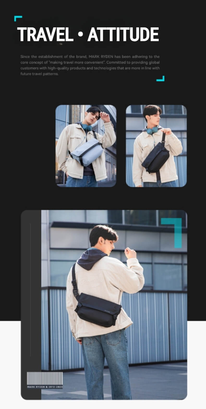 Ultralight Travel Sling Bag