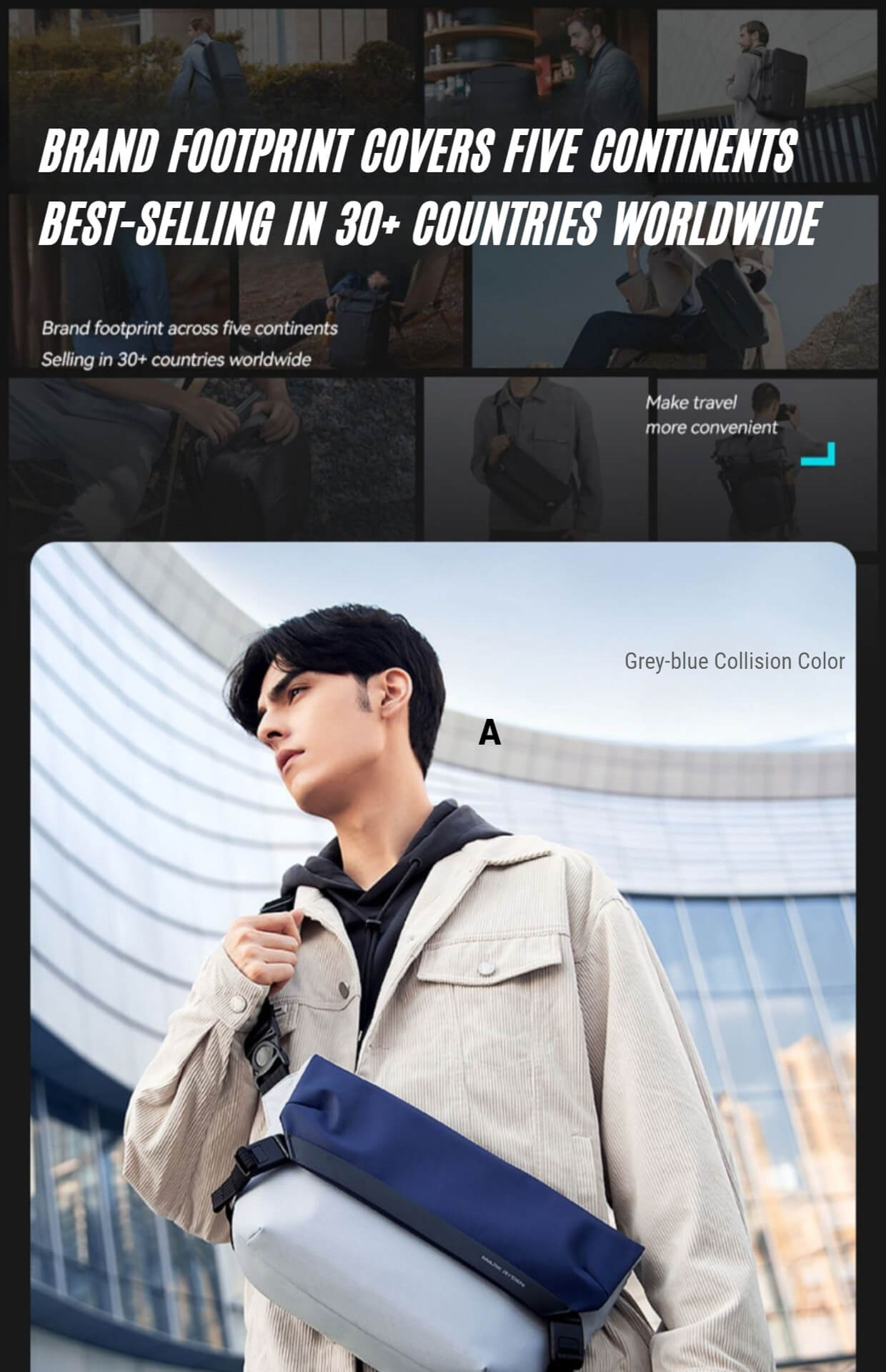 Ultralight Travel Sling Bag