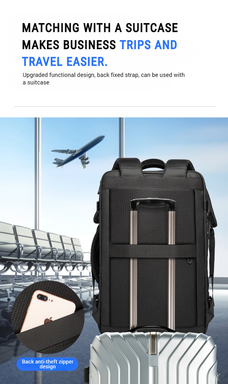 expandable travel backpack