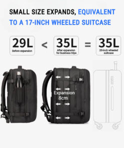 expandable travel backpack