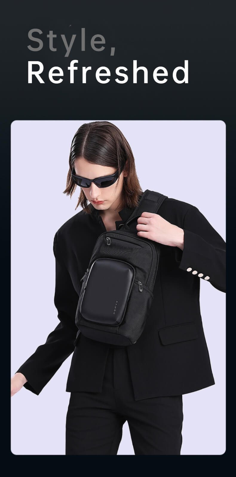 Compact crossbody bag