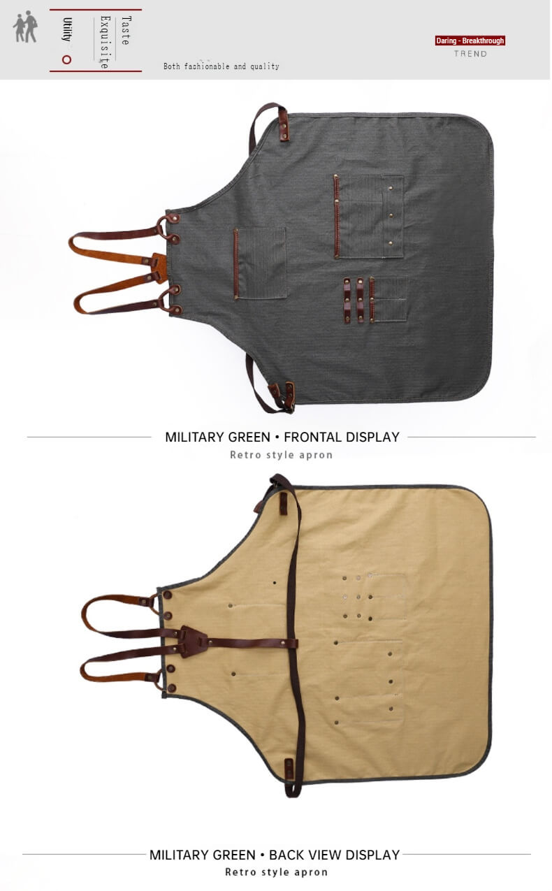 Craftsman canvas apron