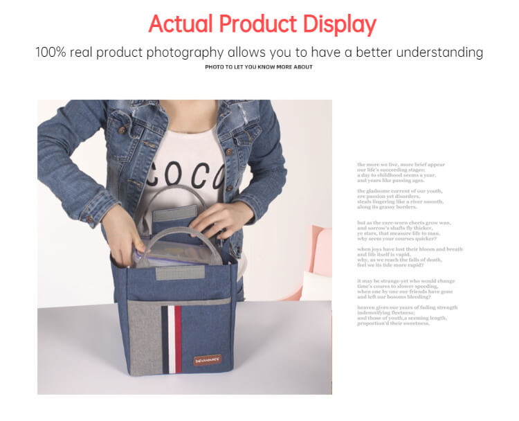 Insulated lunch bag