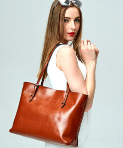 Leather handbag