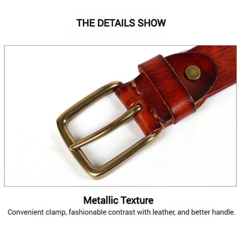 Vintage leather belt