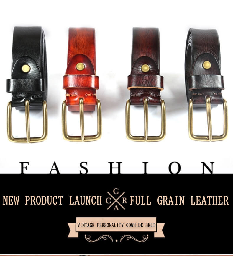 Vintage leather belt