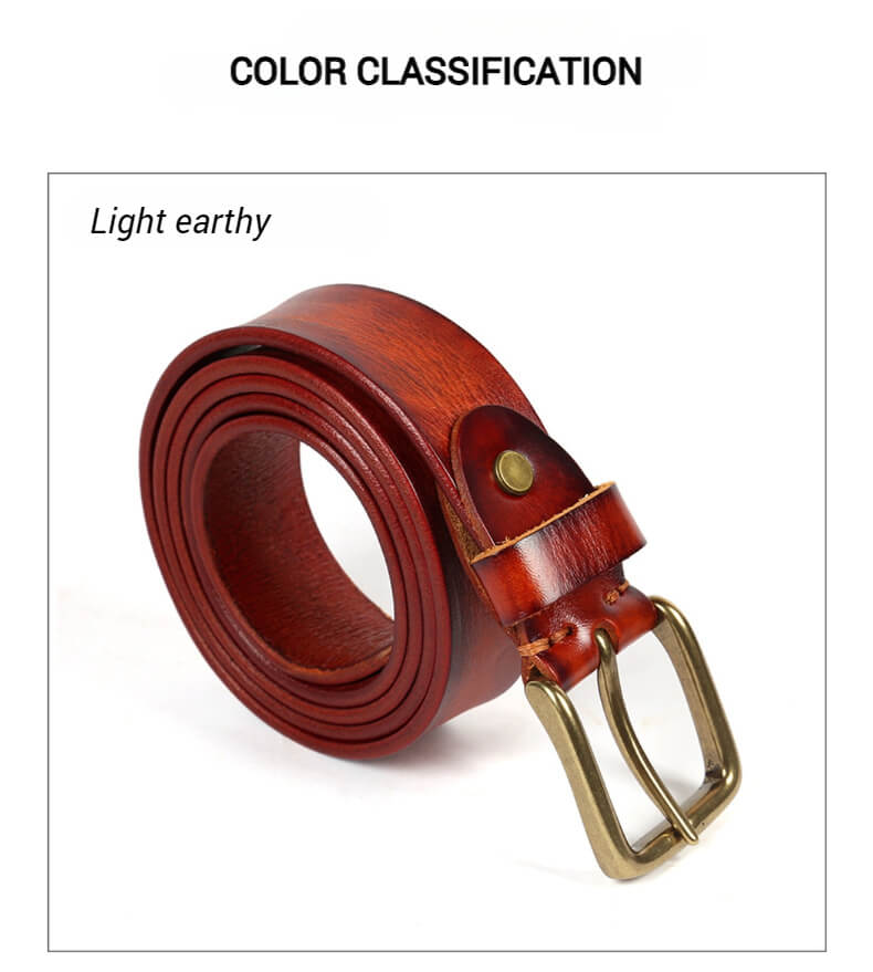 Vintage leather belt