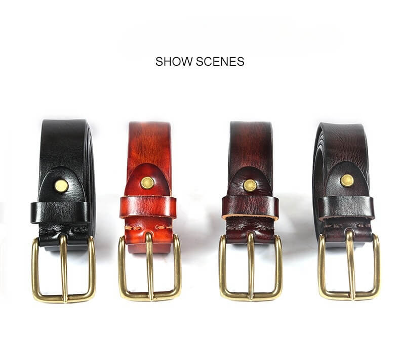 Vintage leather belt