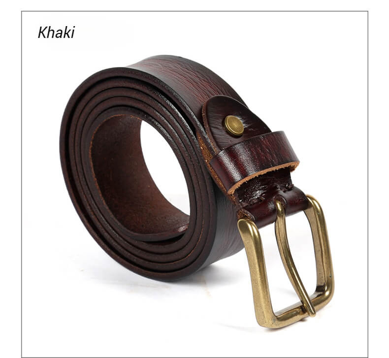 Vintage leather belt