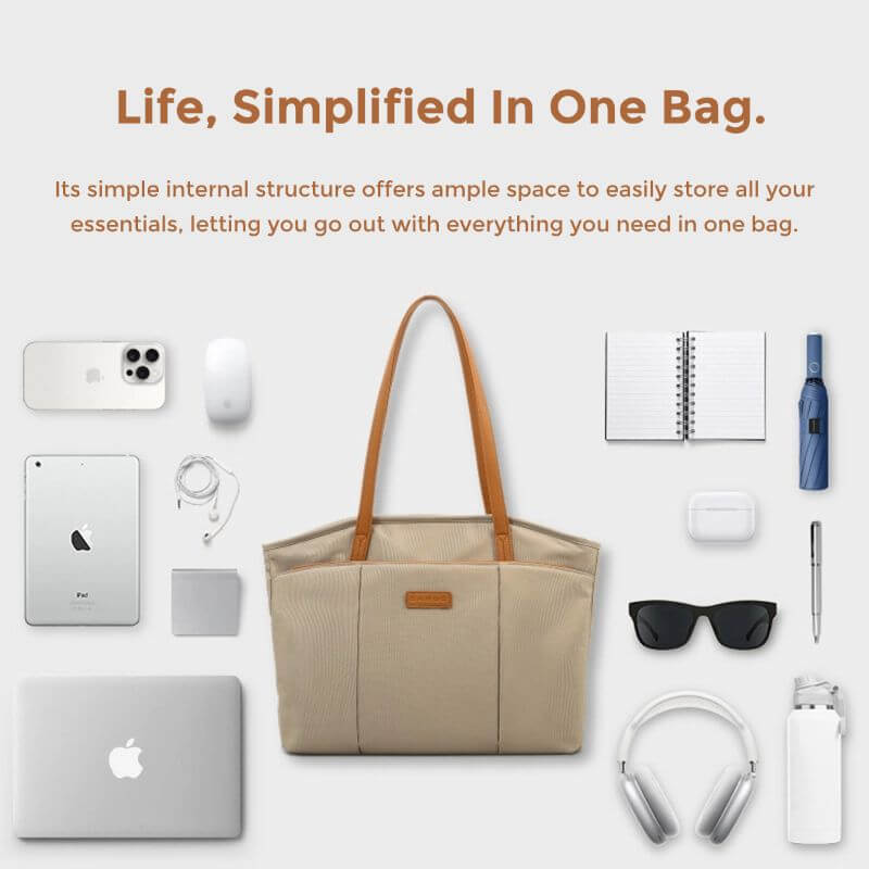 Elegant Tote Bag: 1 Secret to a Flawless, Beautiful Style in 4 Colors. - Imagen 3