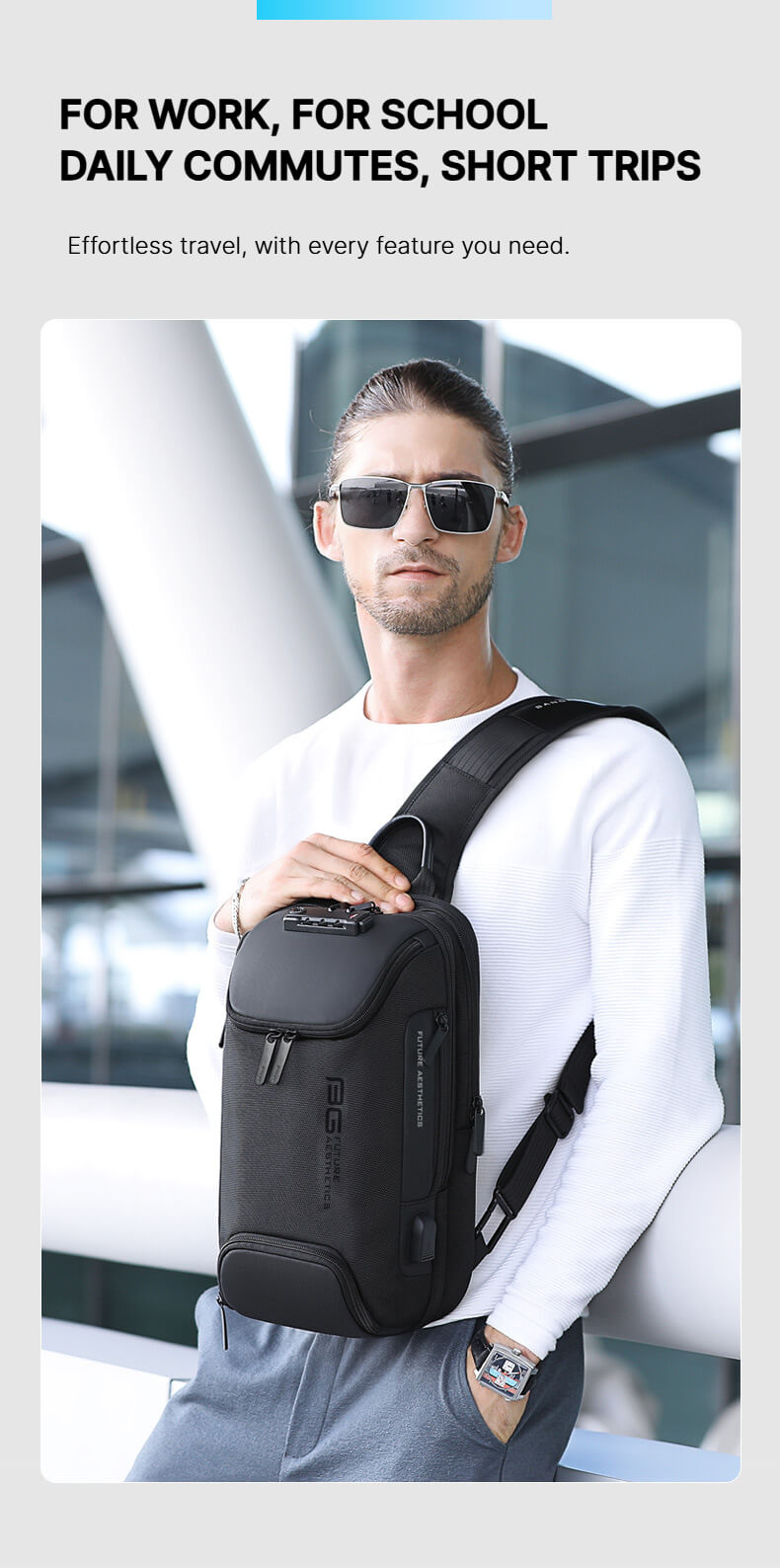 Commuter sling pack