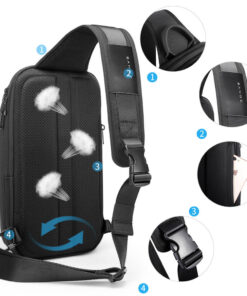 Multi-pocket sling bag