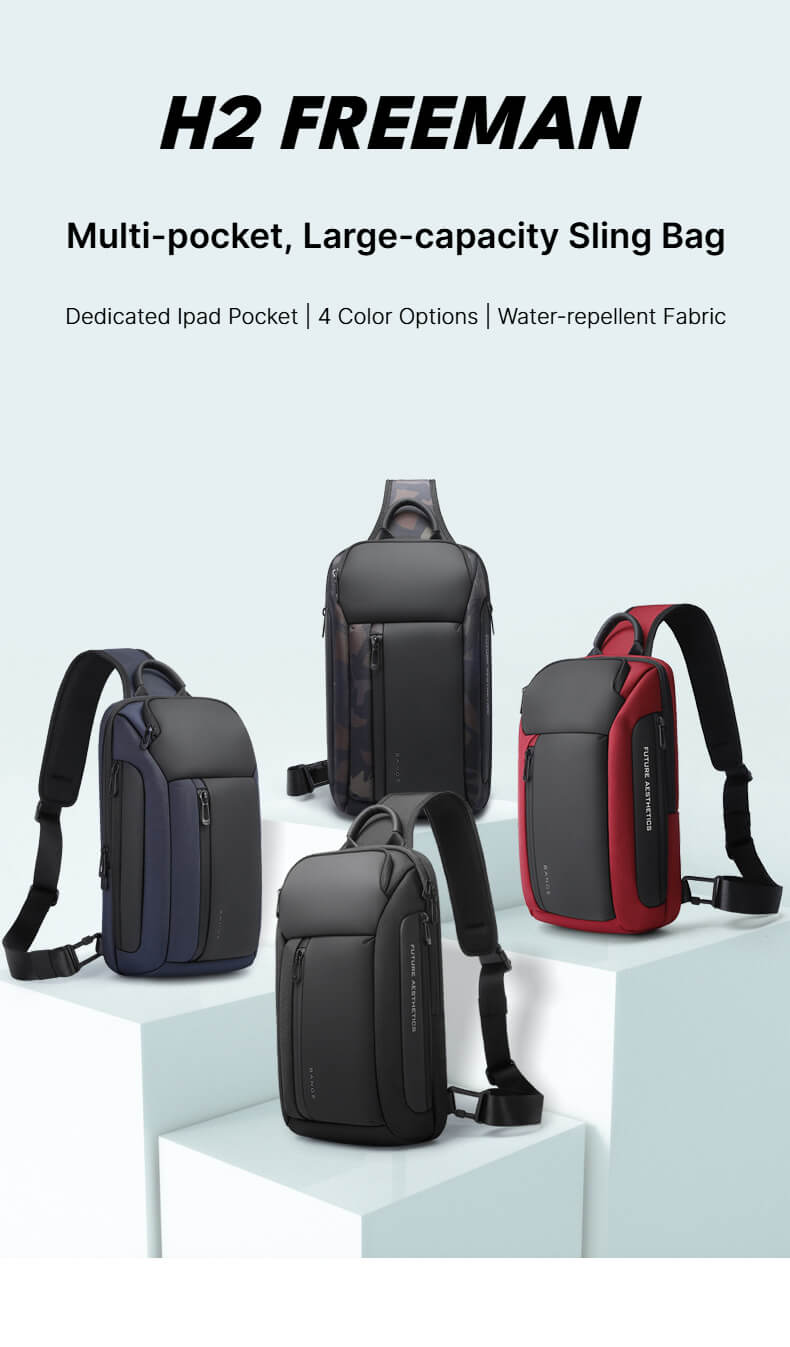 Multi-pocket sling bag