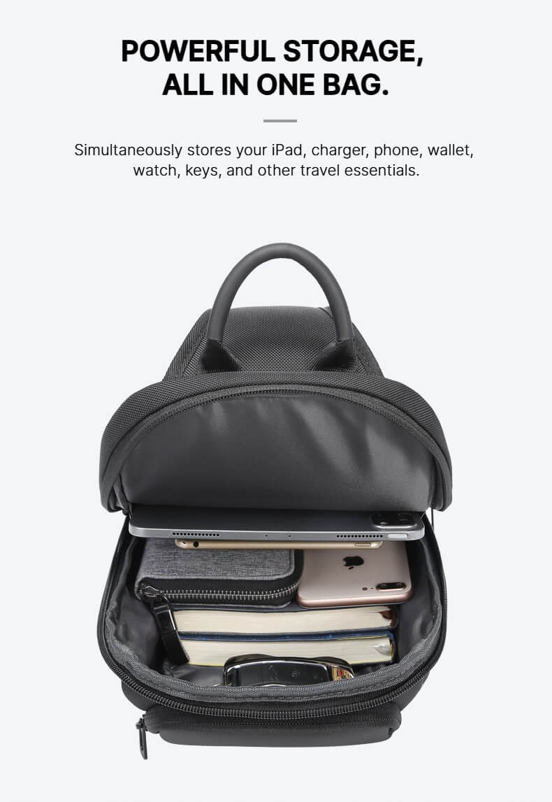 Multi-pocket sling bag