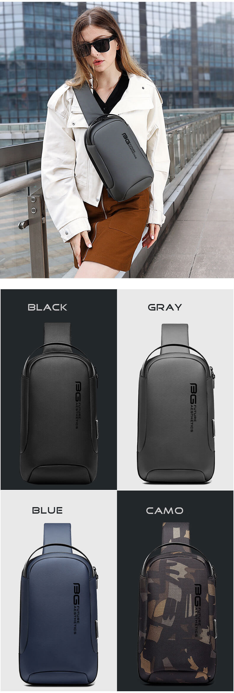 Tech sling bag