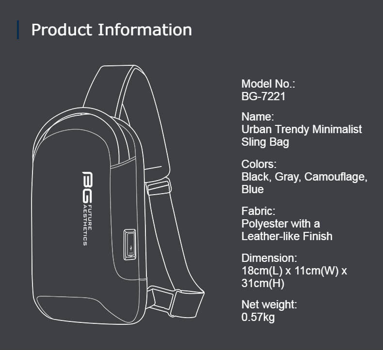 Tech sling bag