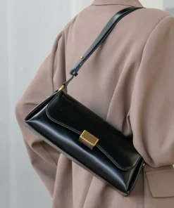 Cowhide Clasp Bag 343266