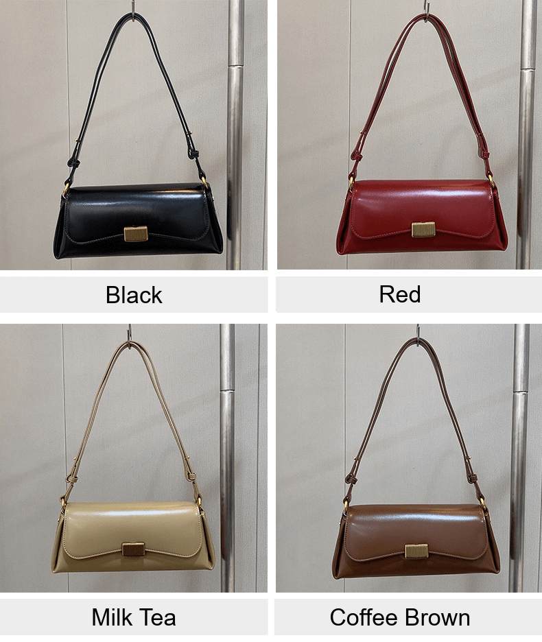 Cowhide Clasp Bag 5555
