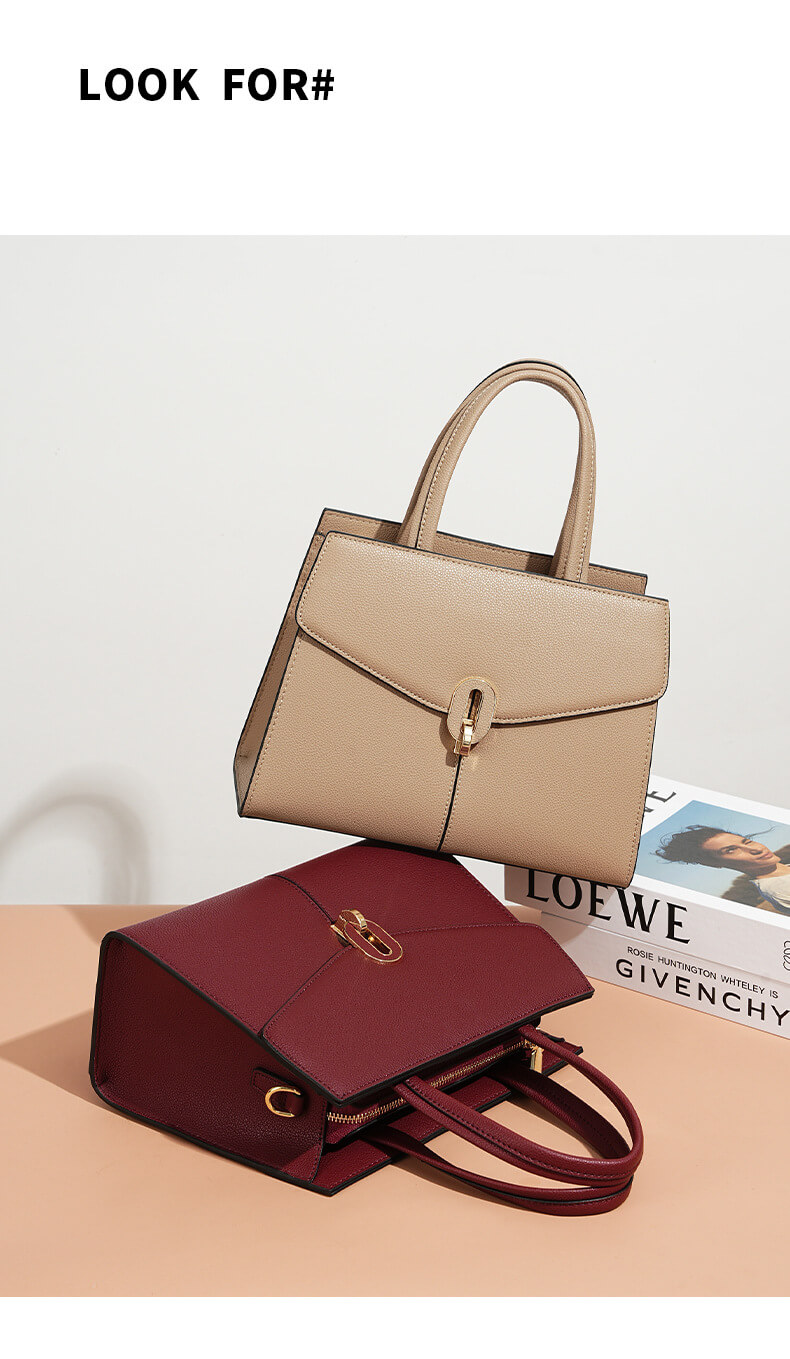 Leather Crossbody Tote 39210