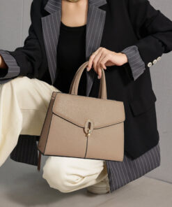 Leather Crossbody Tote 39398