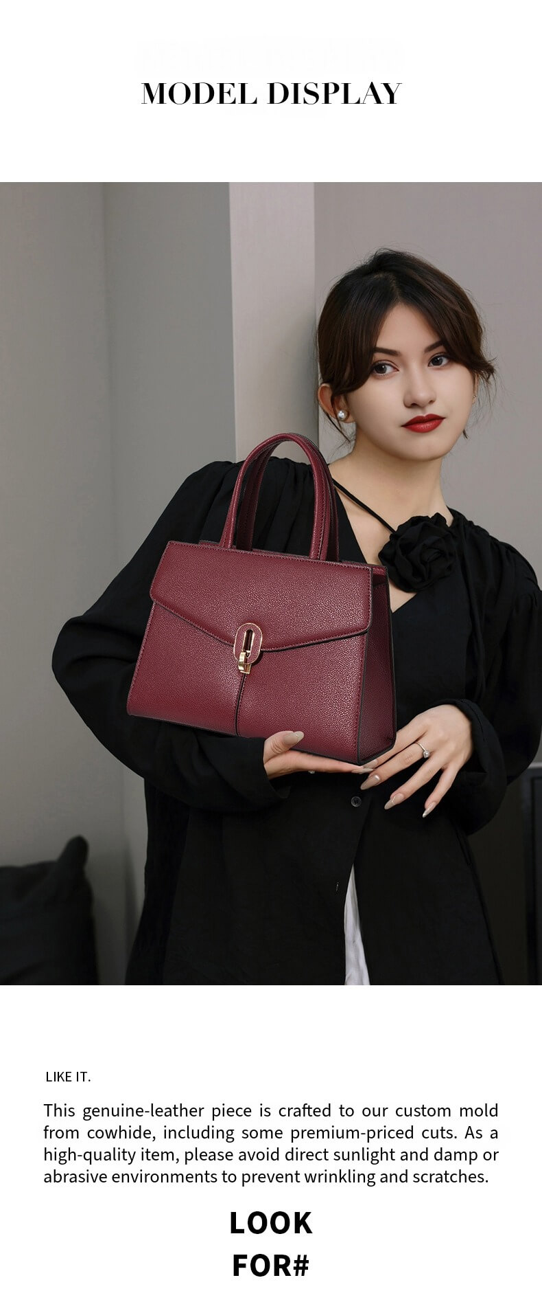 Leather Crossbody Tote 58900