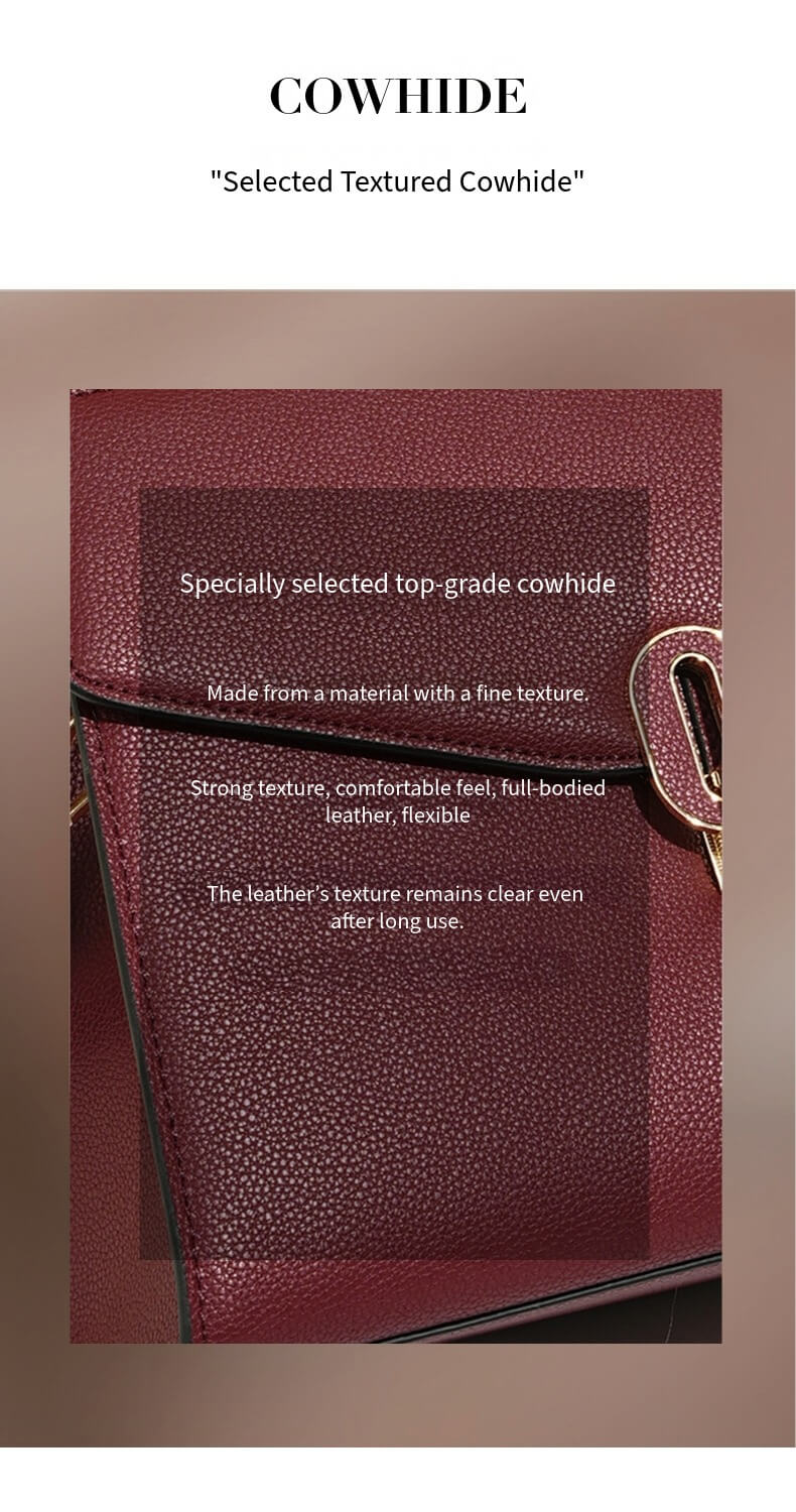 Leather Crossbody Tote 66544