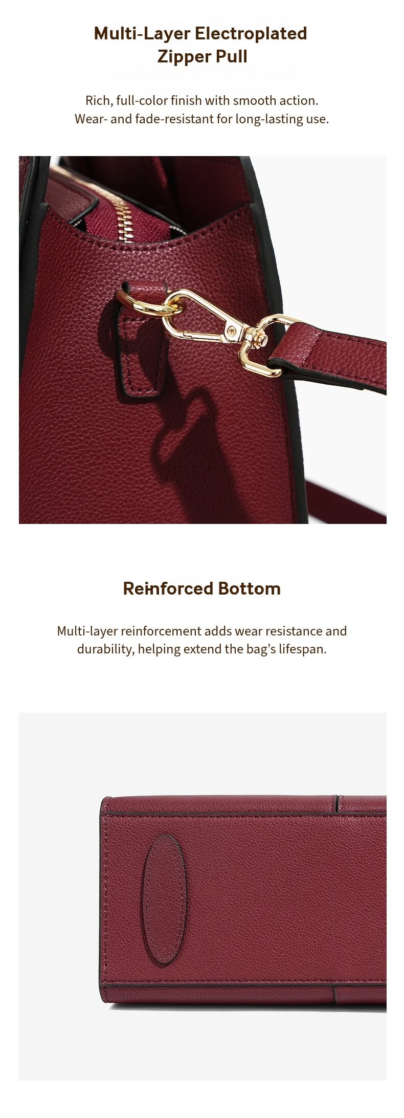 Leather Crossbody Tote 8976