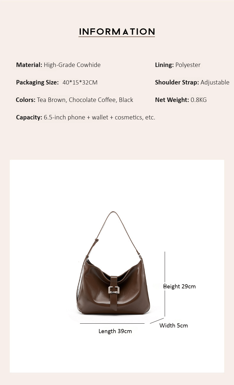 Leather Hobo Bag 7