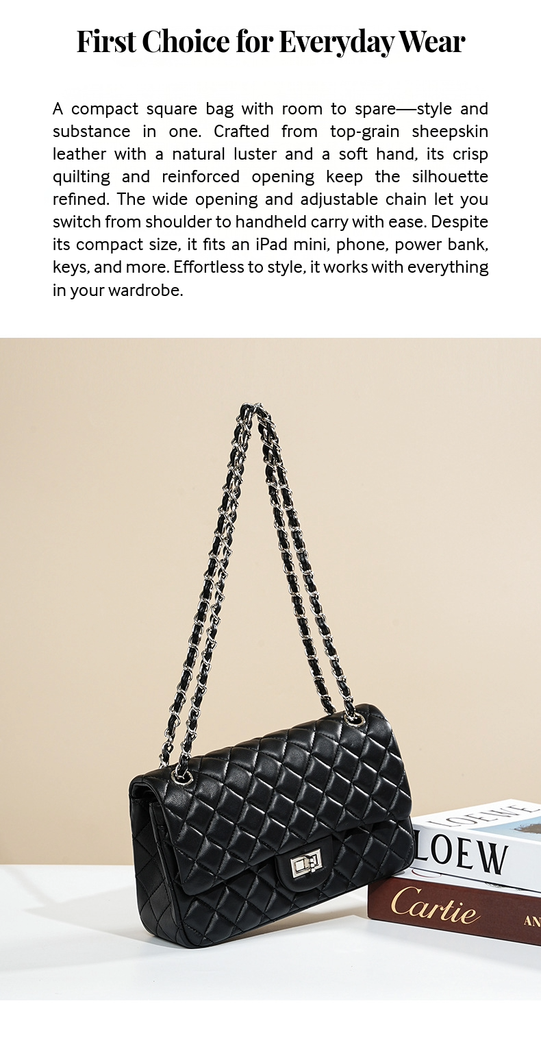 Quilted Chain Bag 31123