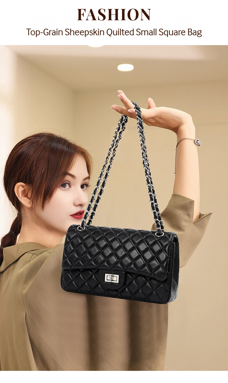 Quilted Chain Bag 33366