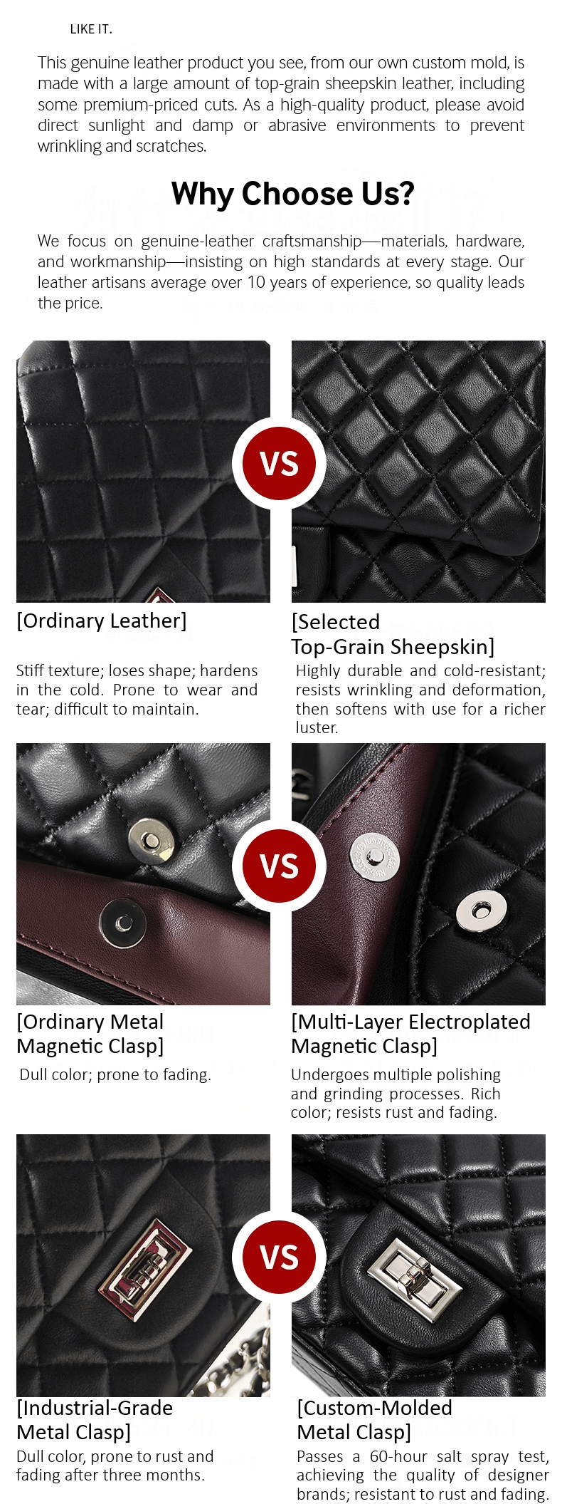 Quilted Chain Bag 3355