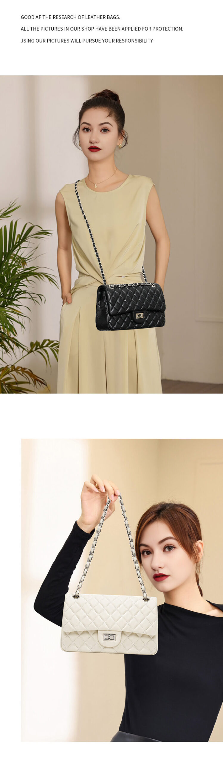 Quilted Chain Bag 33664