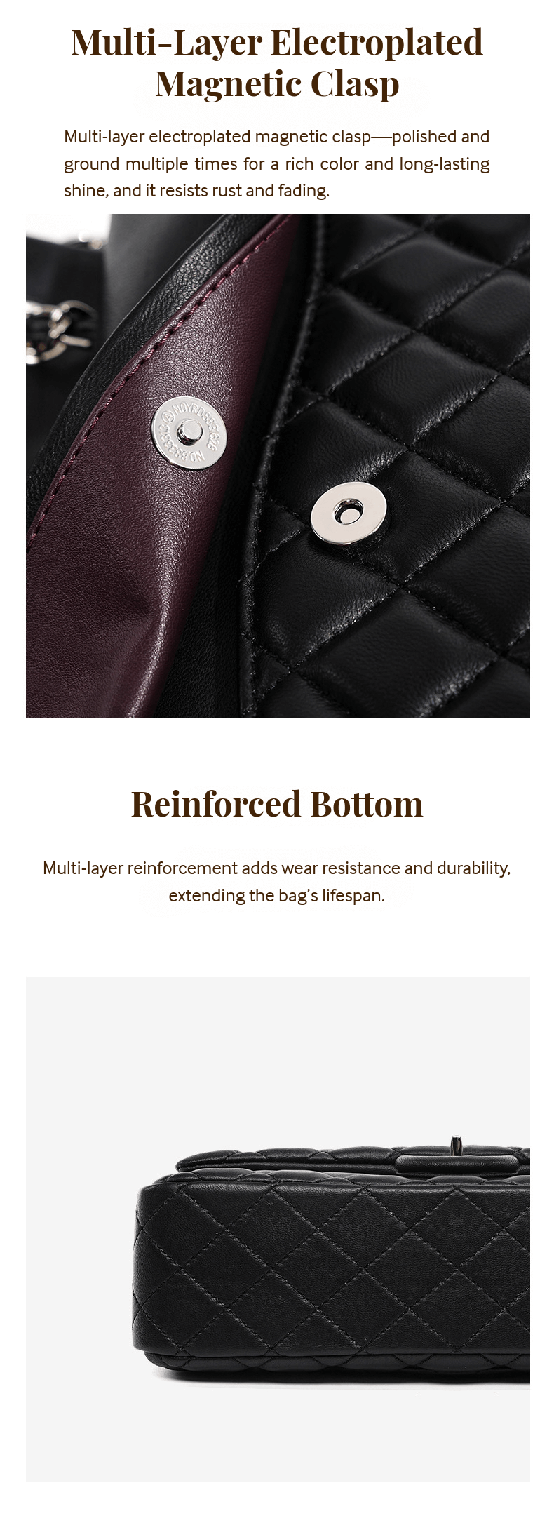 Quilted Chain Bag 3377