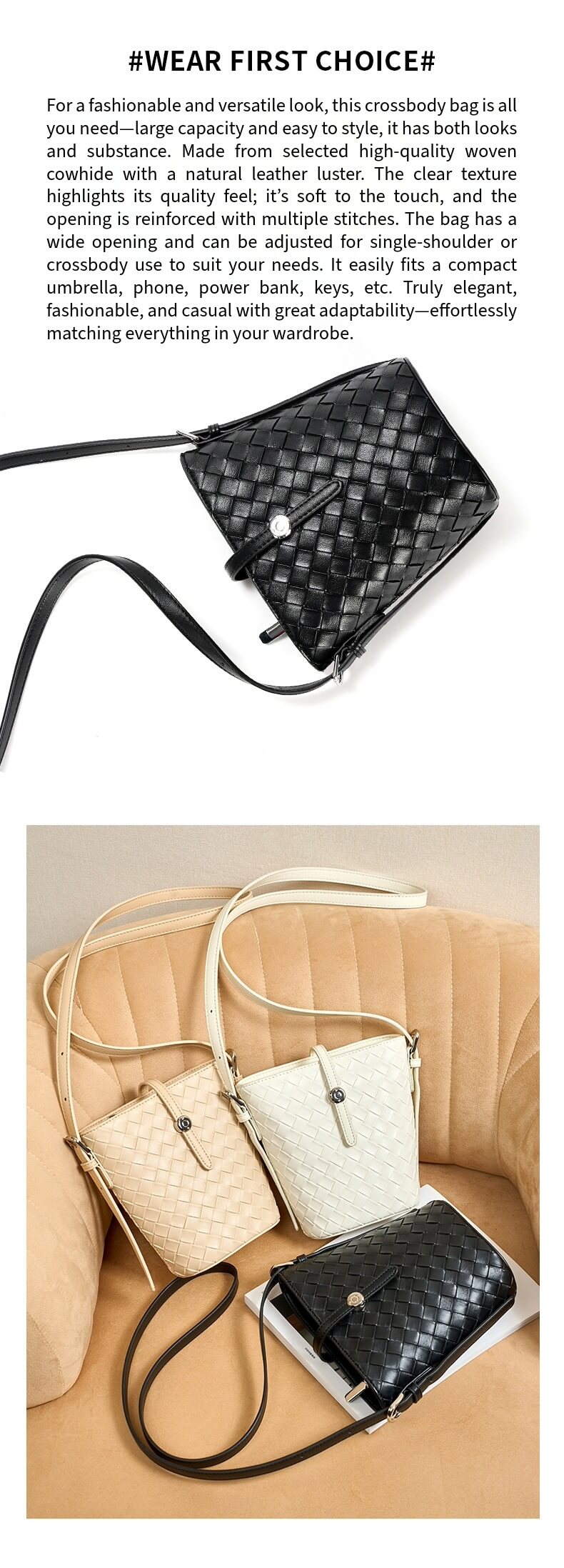 Woven Crossbody Bag 78976