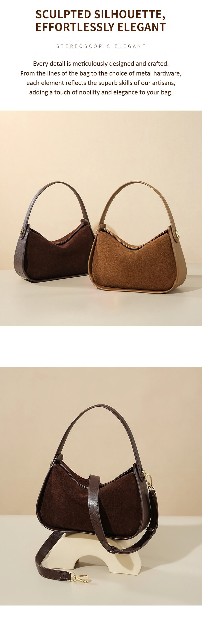 Suede Handbag 44496