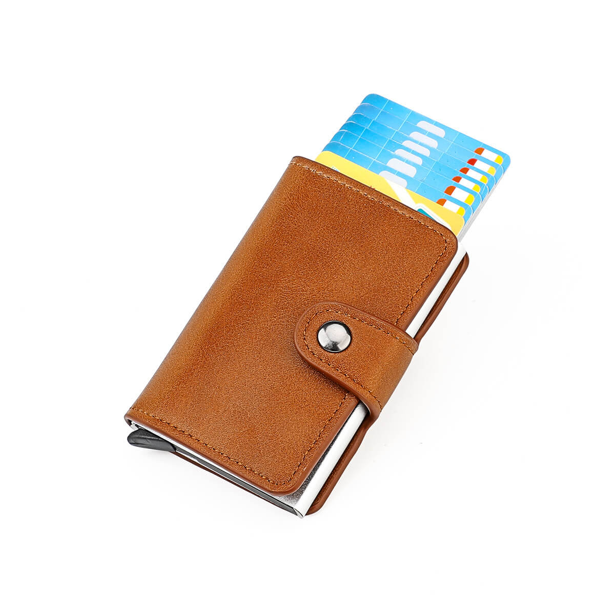RFID Genuine Leather Card Case