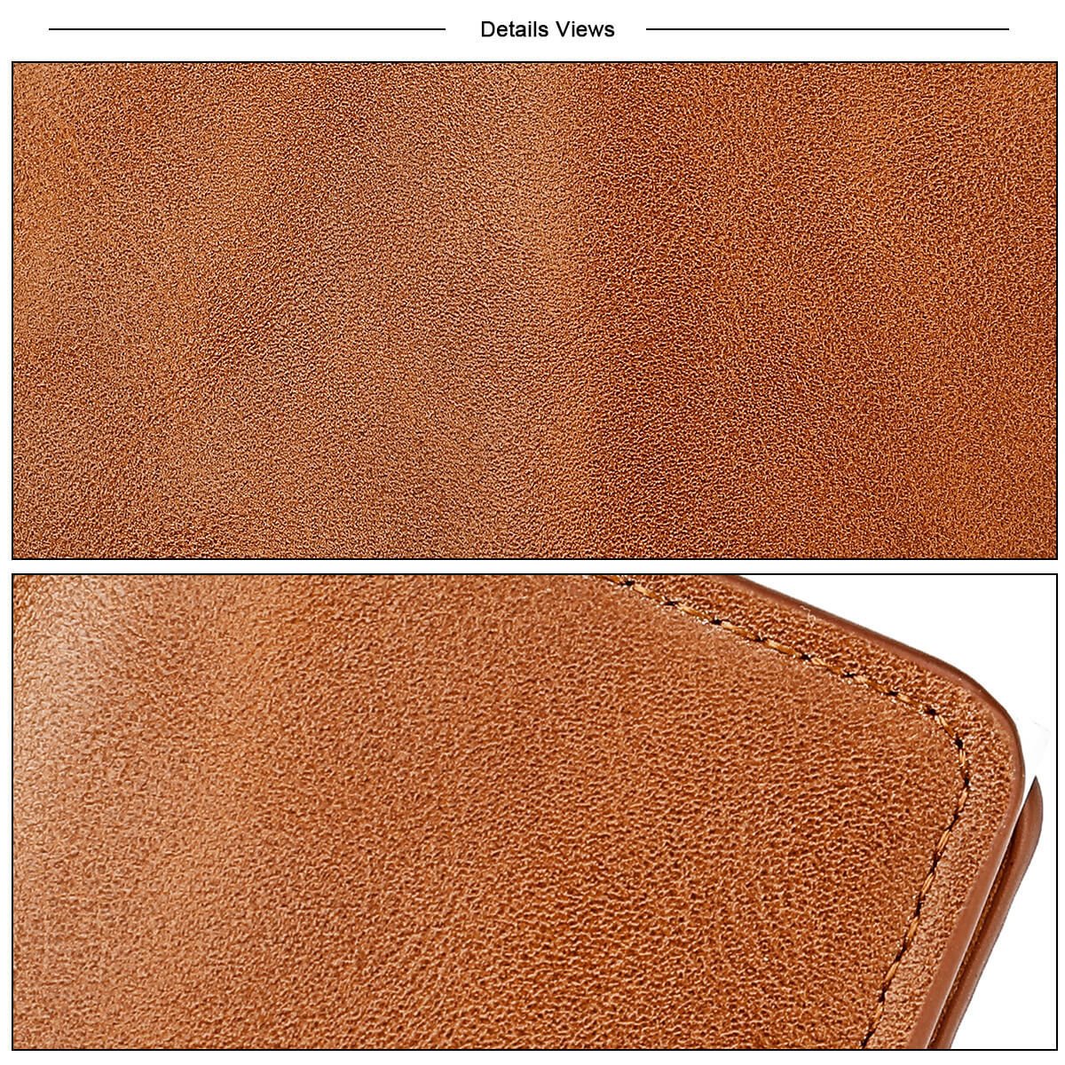 RFID Genuine Leather Card Case