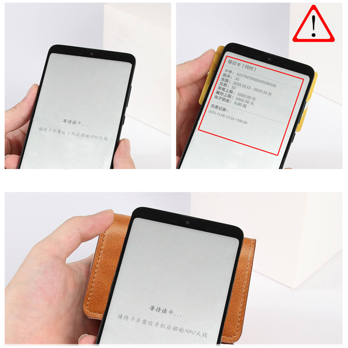 RFID Genuine Leather Card Case